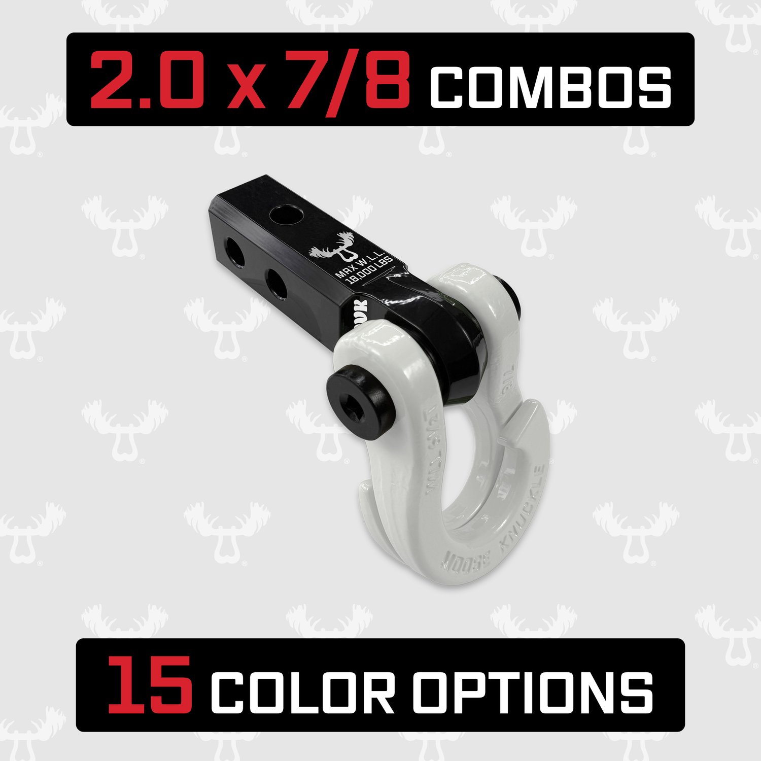 2.0 x 5/8 Shackle Hitch Receiver Mount Combos