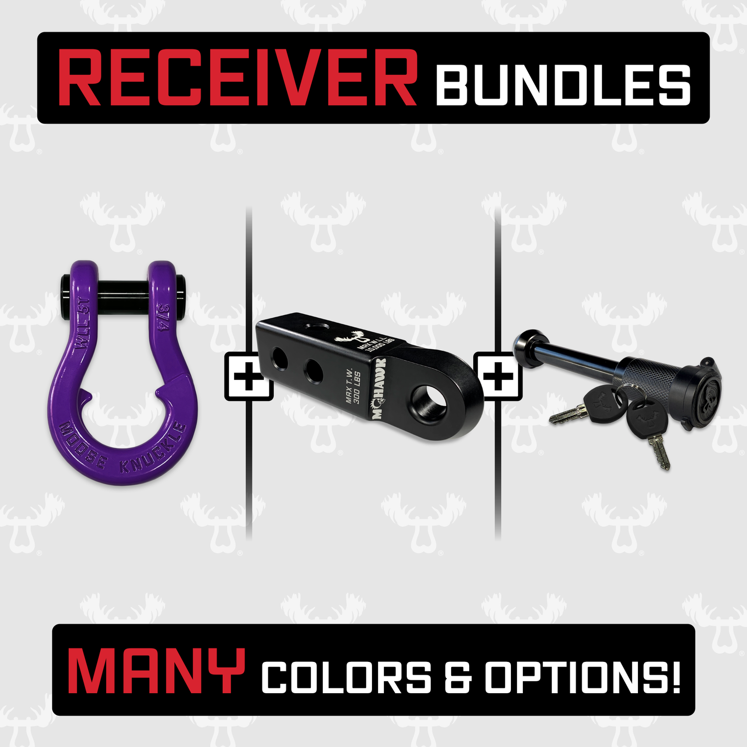 Hitch Receiver Shackle Mount Bundles