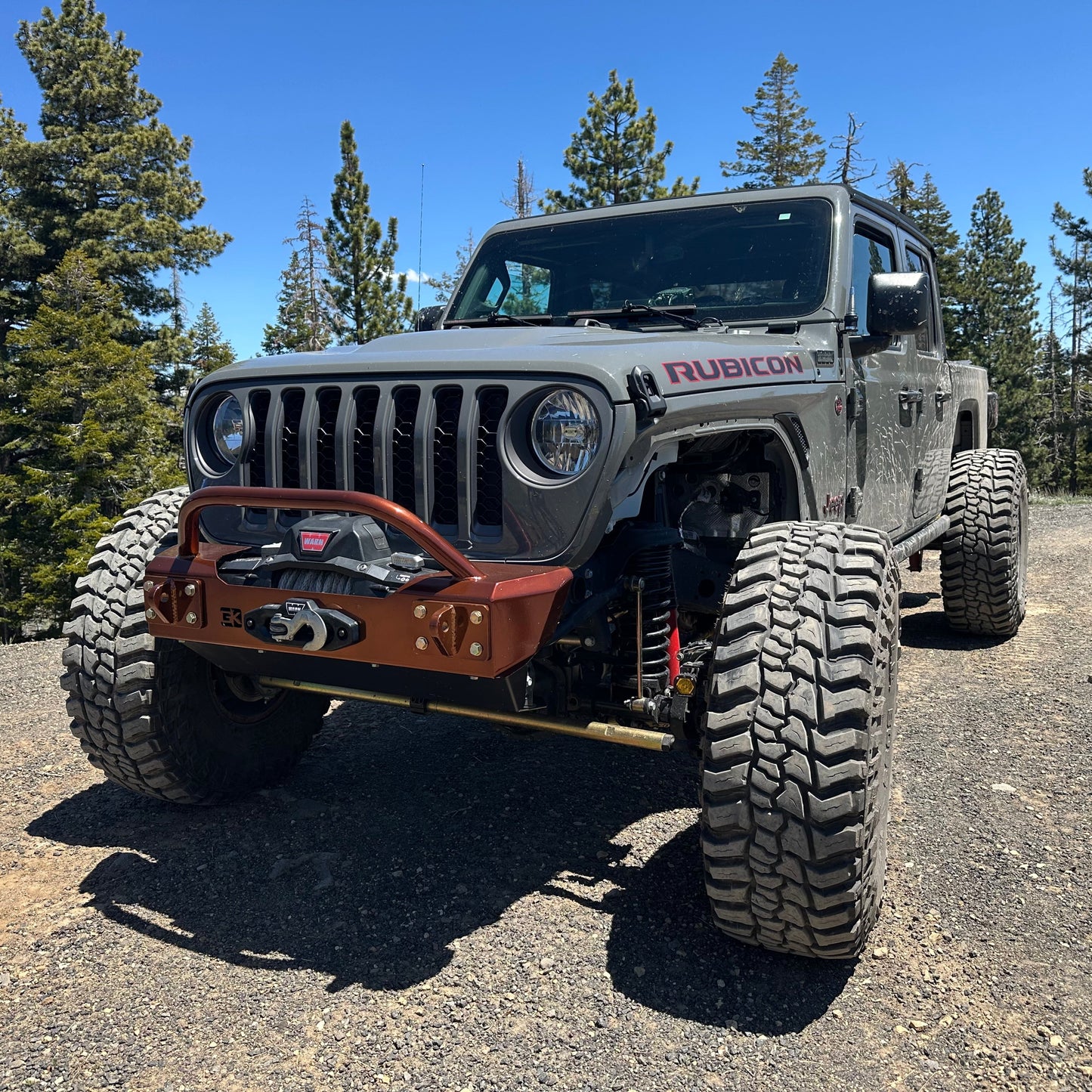 Gauntlet Front Bumper w/Bull Bar Tube for Jeep JL/JT  (2018+)