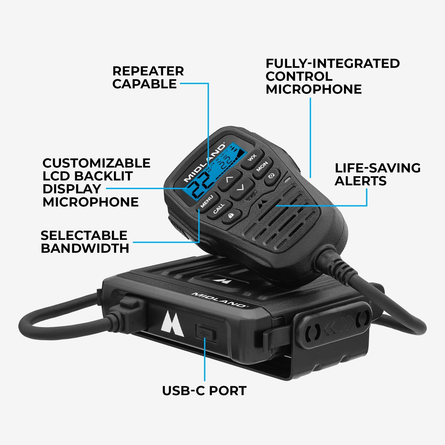 MXT275 15W MicroMobile GMRS Two-Way Radio