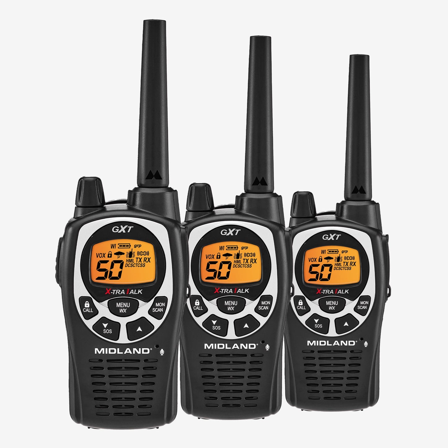 GXT1000 GMRS Walkie Talkie 3-Pack - GXT1000X3VP4