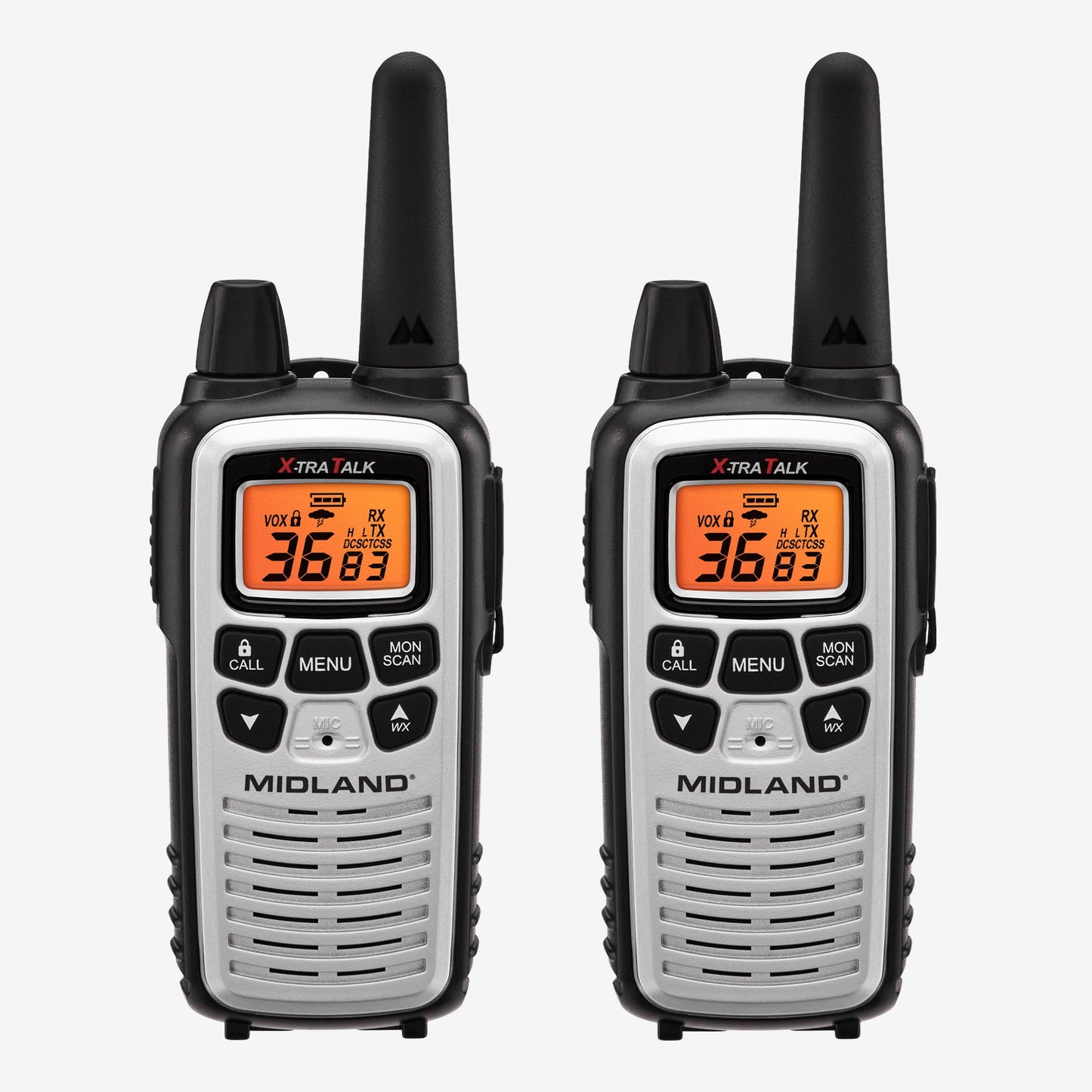 LXT600 FRS Walkie Talkie 2-Pack Silver - LXT600VP4