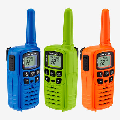 T10 X-Talker FRS Walkie Talkie 3-Pack Multi-Color - T10X3M