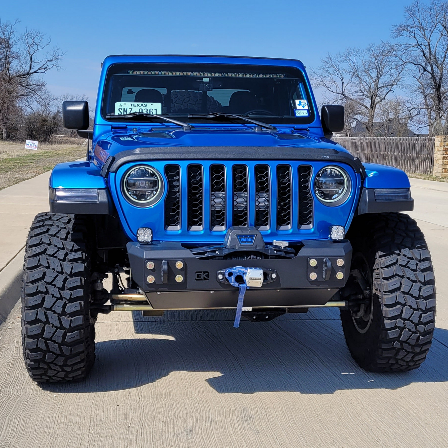 Gauntlet Front Bumper w/Winch Plate for Jeep JL/JT  (2018+)