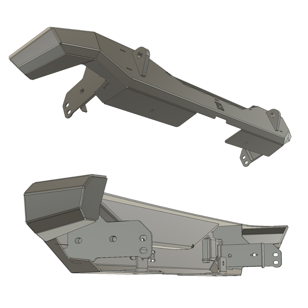 Gauntlet Series Rear Bumper for Jeep JK Wrangler (2007-2018)