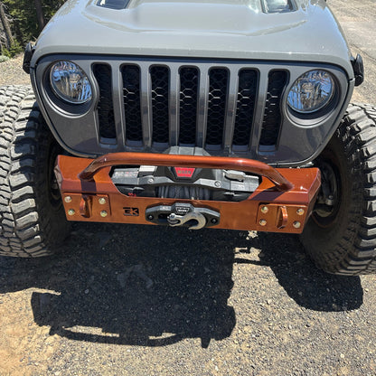 Gauntlet Front Bumper w/Bull Bar Tube for Jeep JL/JT  (2018+)