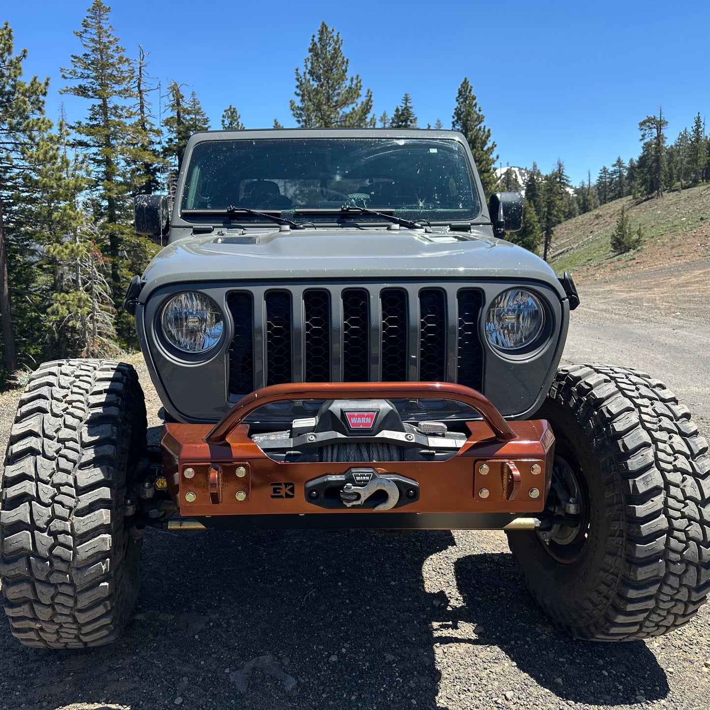 Gauntlet Front Bumper w/Bull Bar Tube for Jeep JL/JT  (2018+)