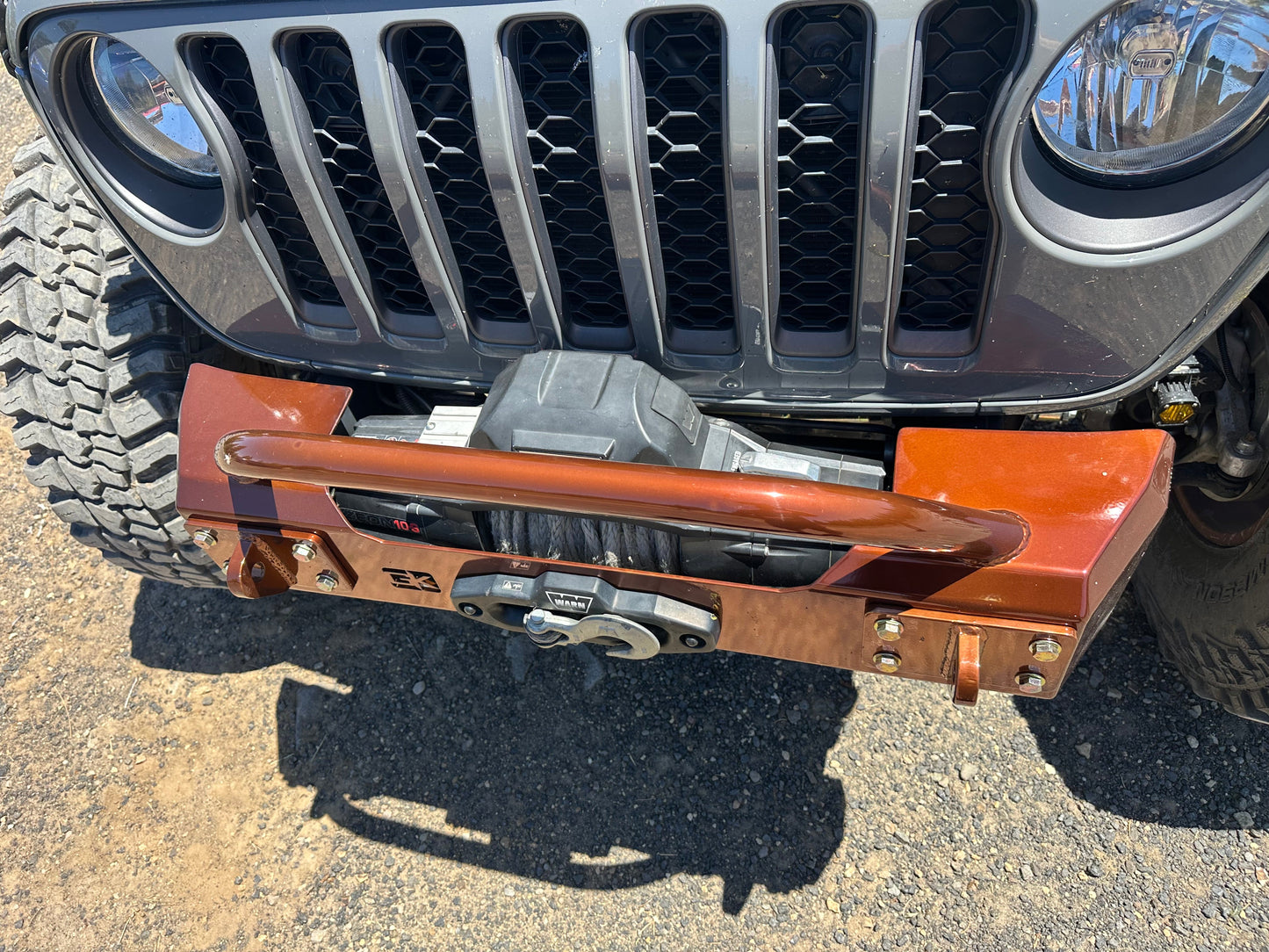 Gauntlet Front Bumper w/Bull Bar Tube for Jeep JL/JT  (2018+)