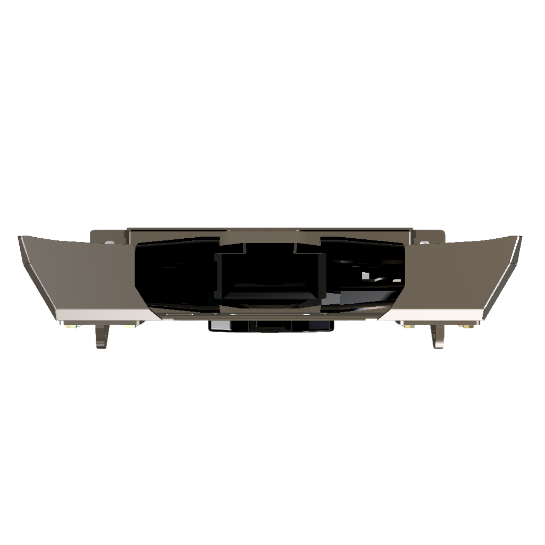 Gauntlet Front Bumper w/Bull Bar Tube for Jeep JK Wrangler (2007-2018)