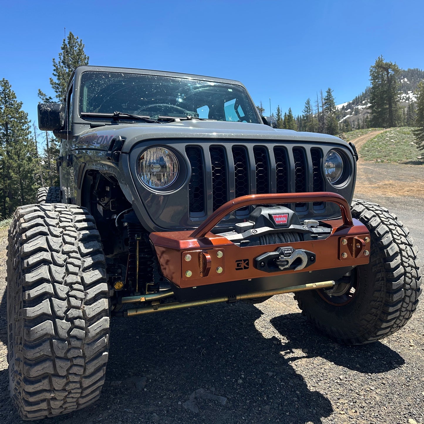 Gauntlet Front Bumper w/Bull Bar Tube for Jeep JL/JT  (2018+)