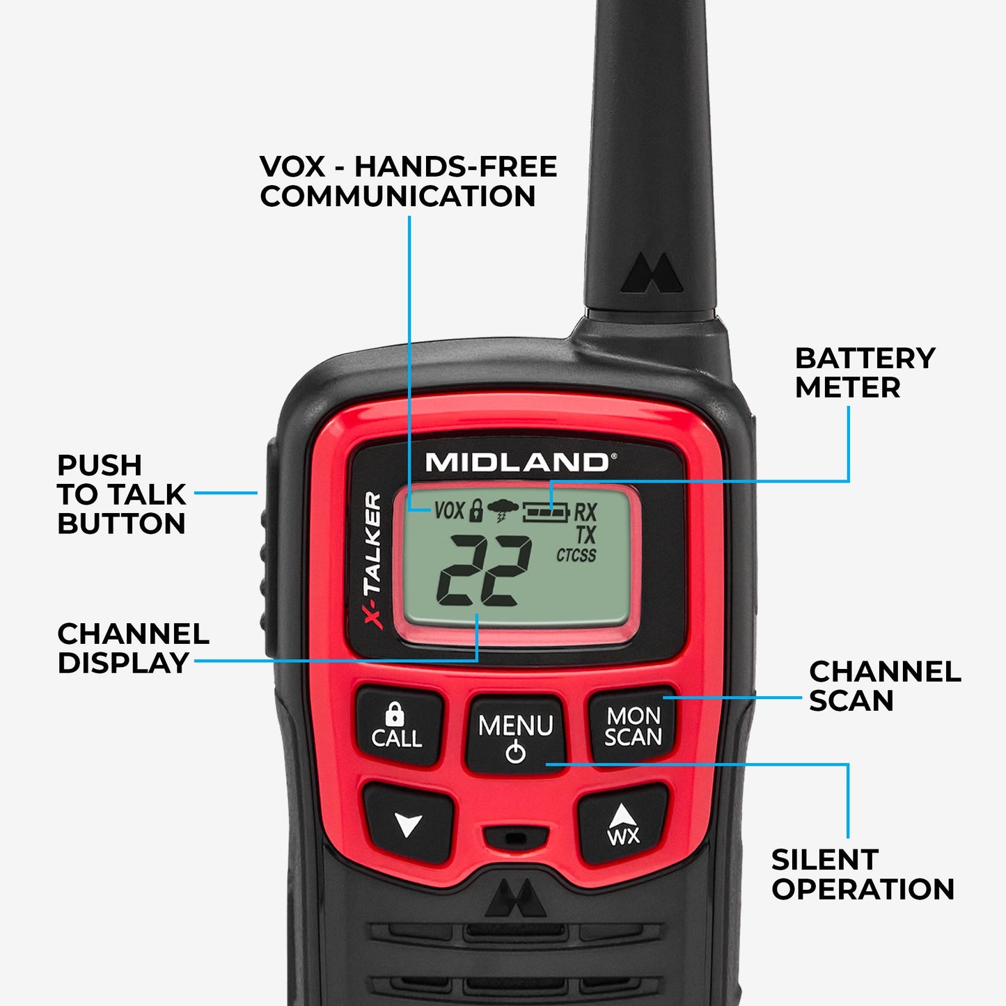 T31 X-Talker FRS Walkie Talkie 2-Pack - T31VP