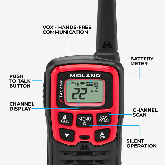 T31 X-Talker FRS Walkie Talkie 2-Pack - T31VP