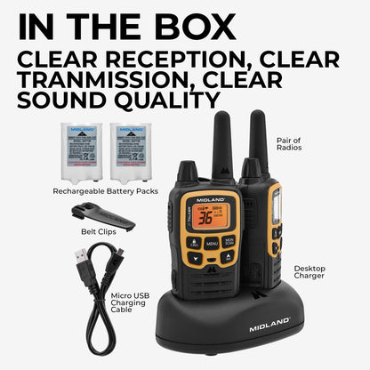 T61 X-Talker FRS Walkie Talkie 2-Pack - T61VP3