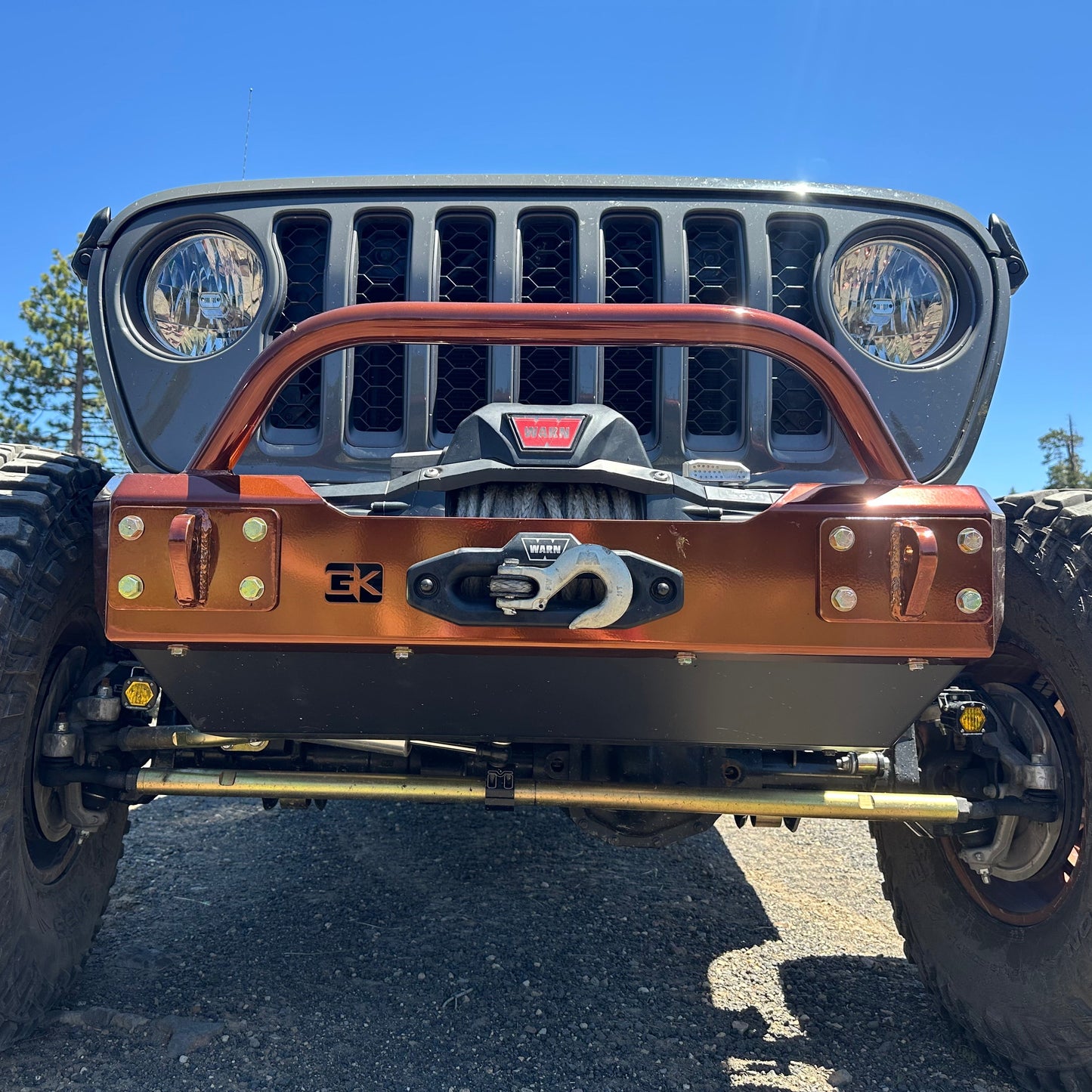 Gauntlet Front Bumper w/Bull Bar Tube for Jeep JL/JT  (2018+)