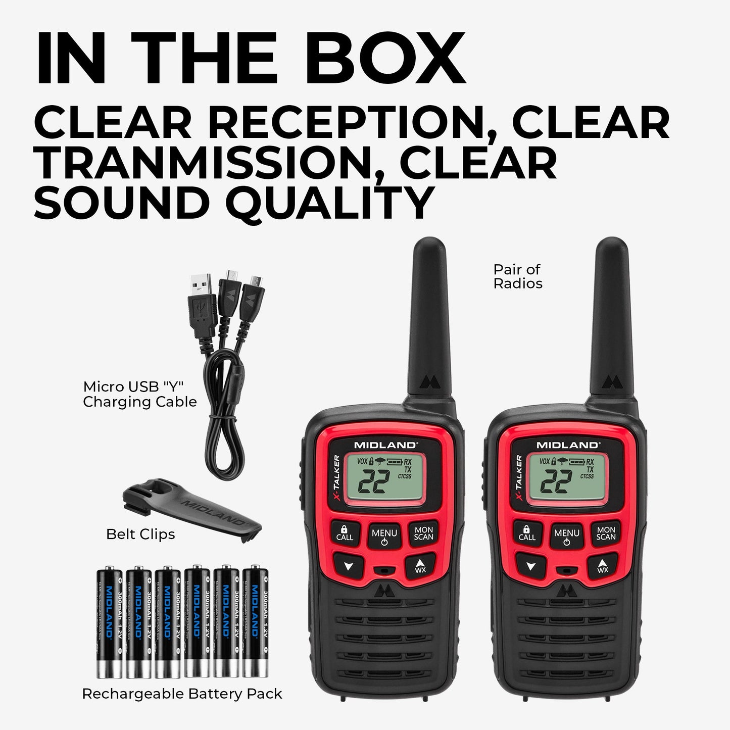 T31 X-Talker FRS Walkie Talkie 2-Pack - T31VP