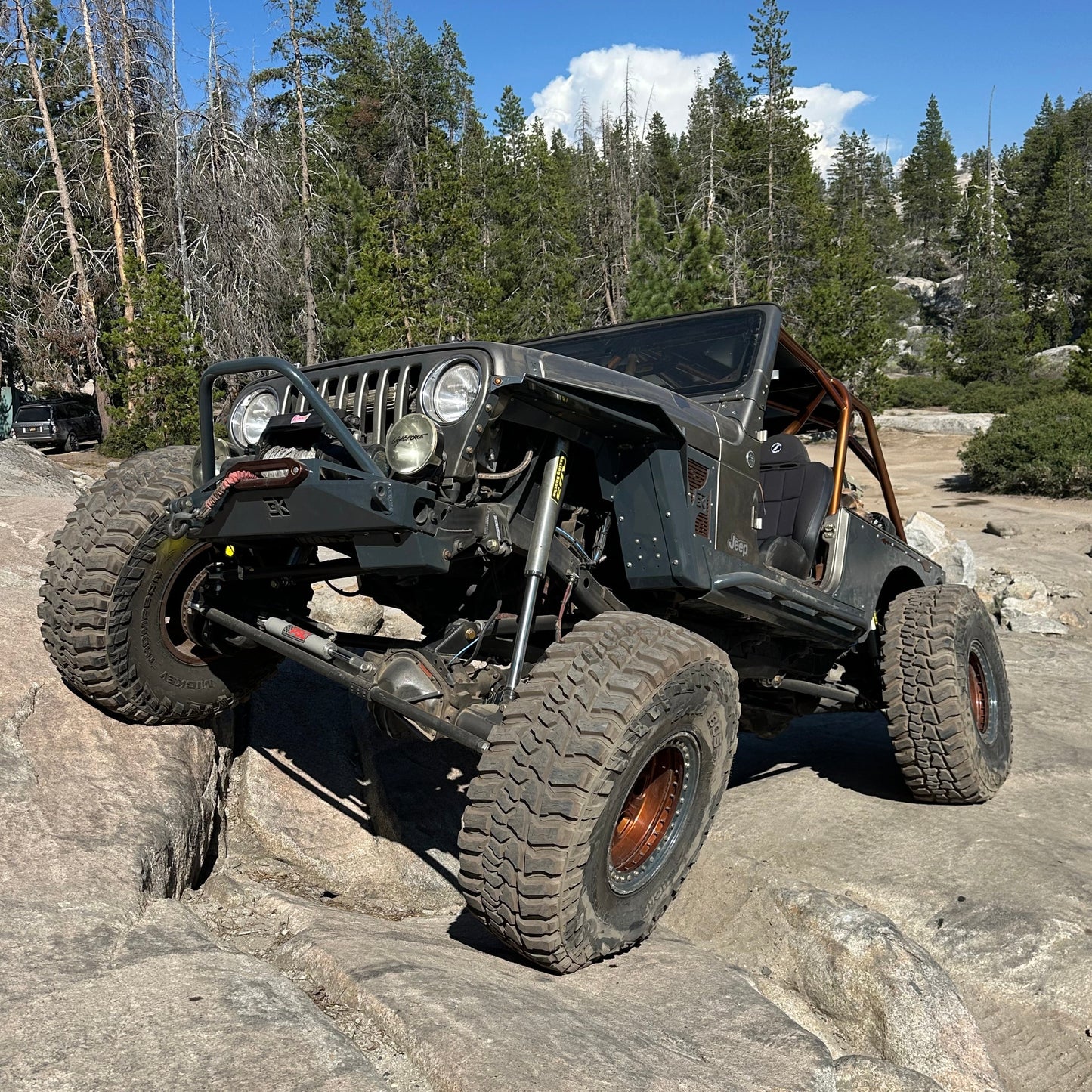 Diamond Series High Clearance Front Fenders w/Comp Inners for Jeep TJ Wrangler