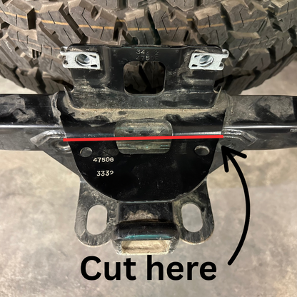 Gauntlet Rear Bumper for 2020+ Jeep Gladiator JT