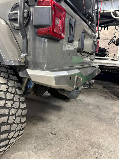 Gauntlet Series Rear Bumper for Jeep JL Wrangler (2018+)