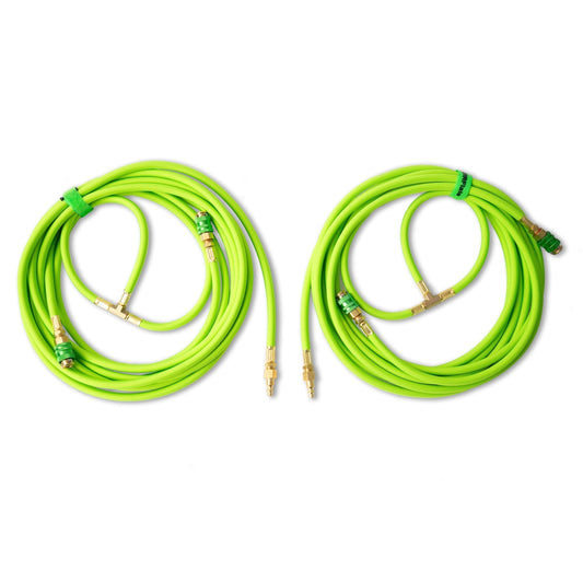 MORRFlate Braided Air Hub Mega Hoses (4-6 Tire, 200" wheelbase)