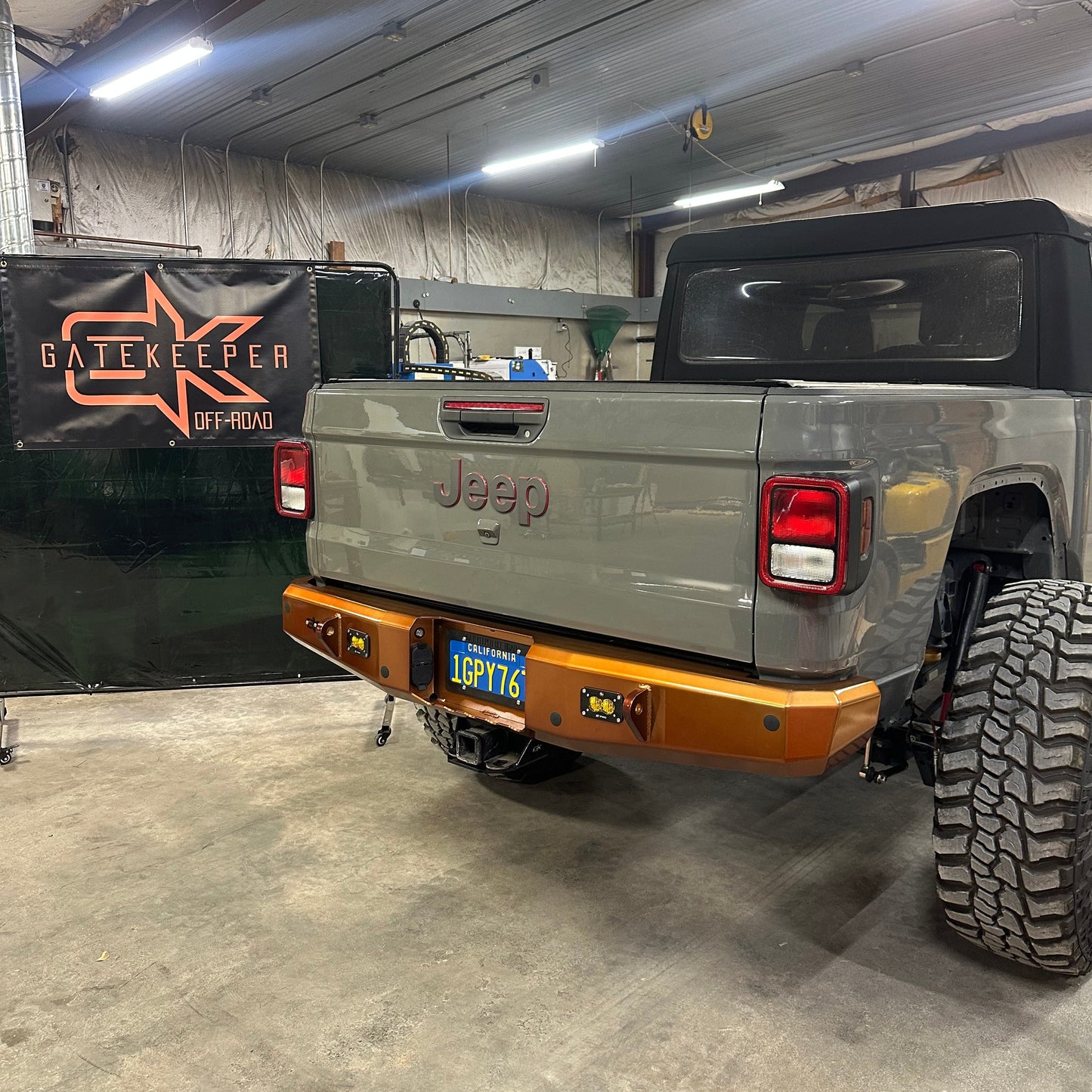 Gauntlet Rear Bumper for 2020+ Jeep Gladiator JT