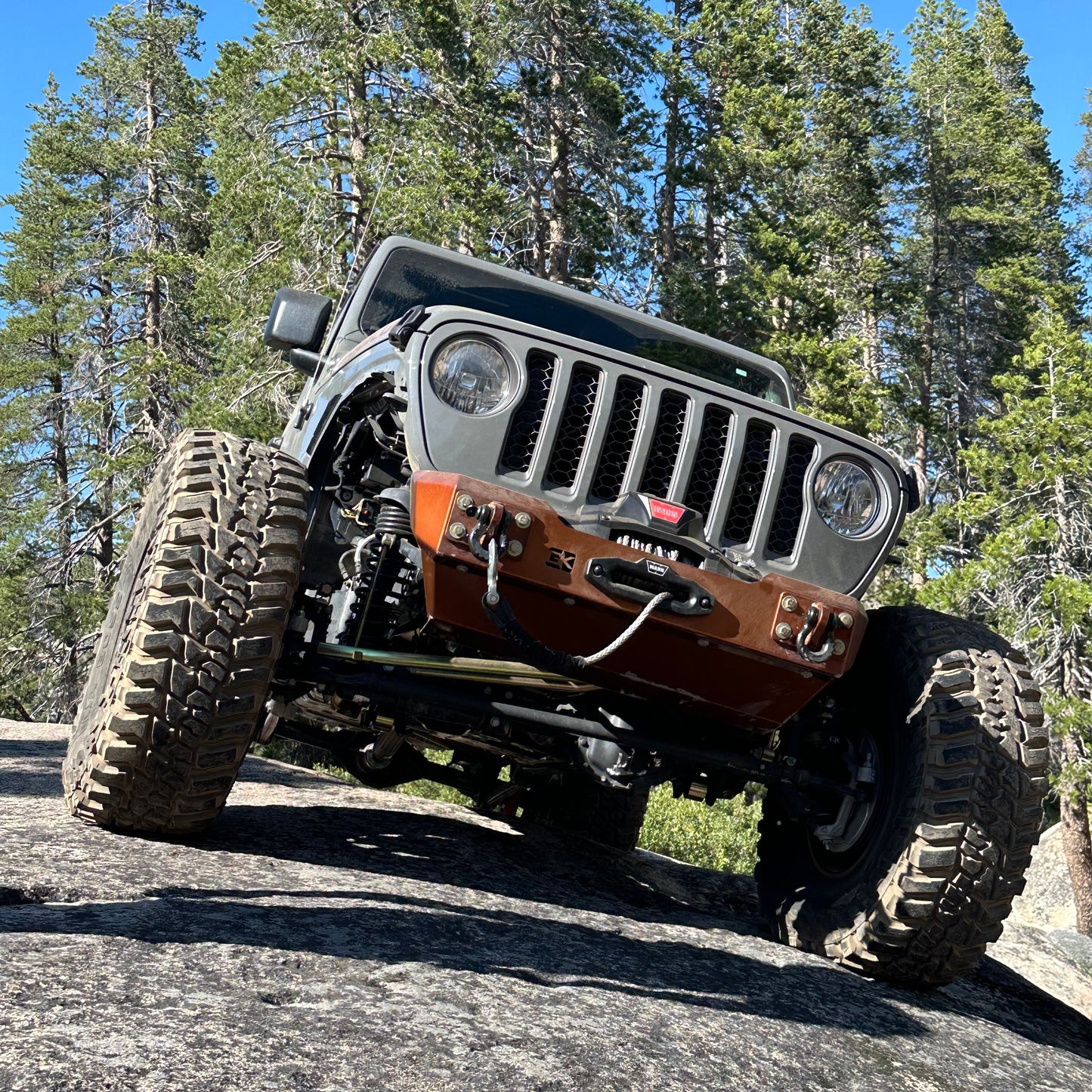 Gauntlet Front Bumper w/Winch Plate for Jeep JL/JT  (2018+)
