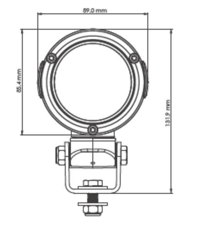 D8 Swivel 2500 eLumen, 12-24V