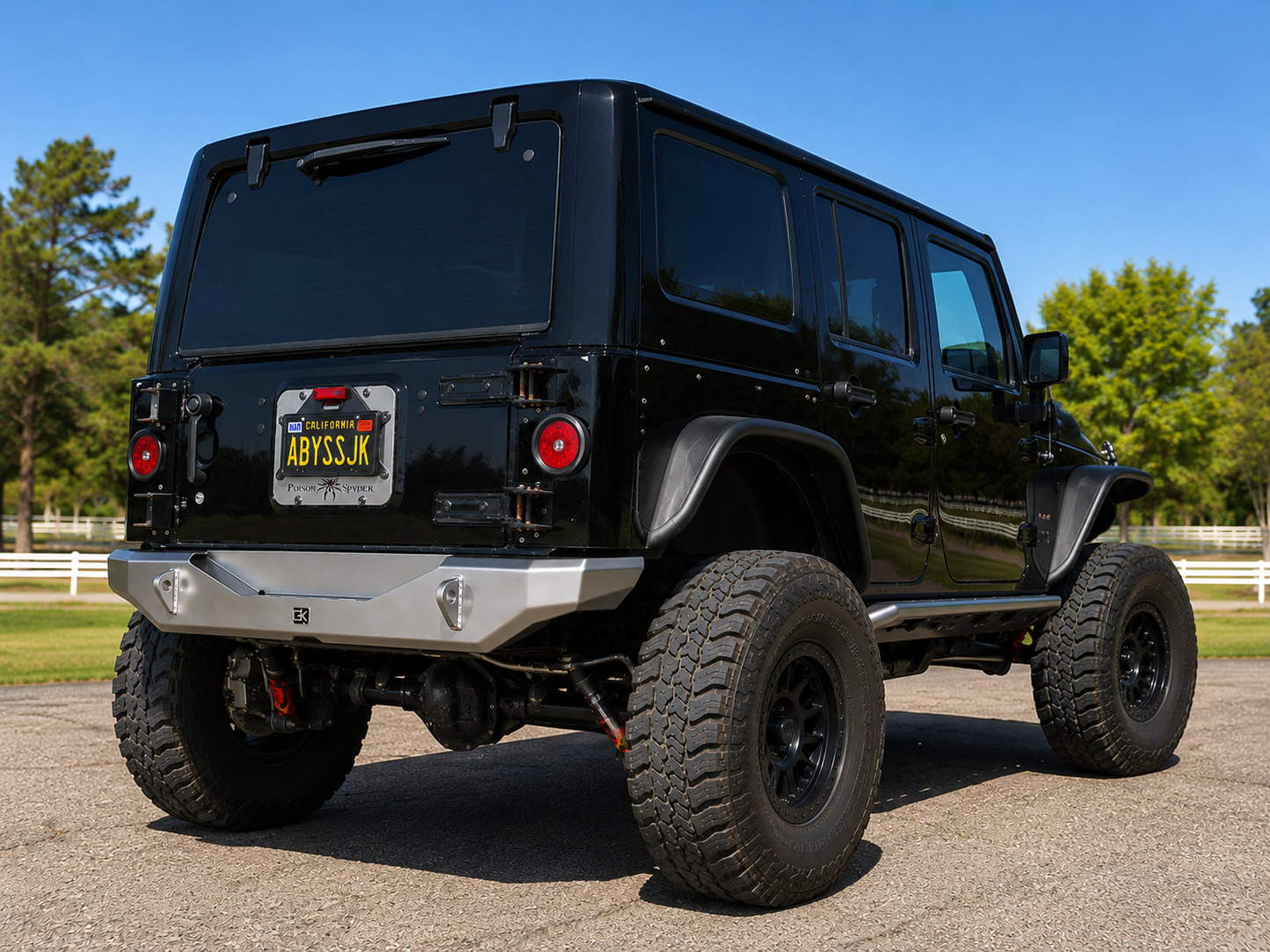Gauntlet Series Rear Bumper for Jeep JK Wrangler (2007-2018)