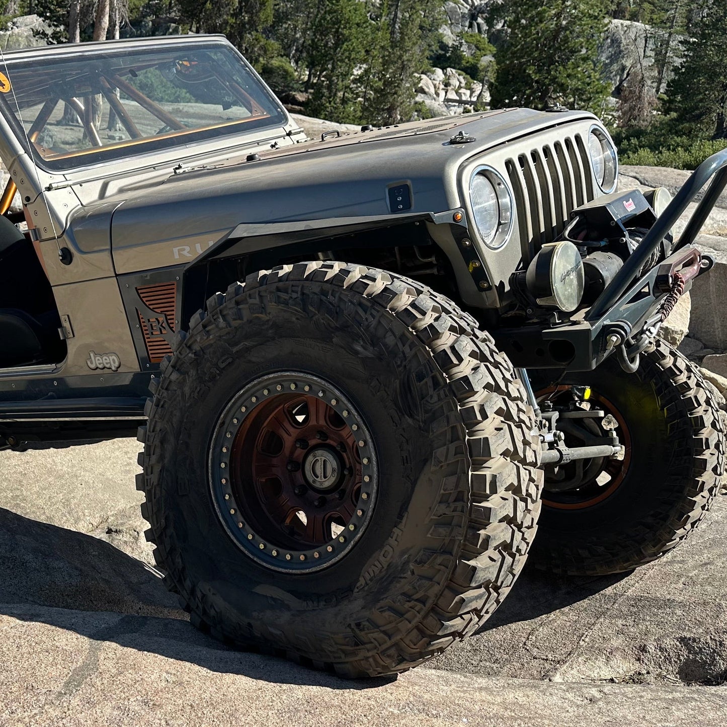 Diamond Series High Clearance Front Fenders w/Comp Inners for Jeep TJ Wrangler
