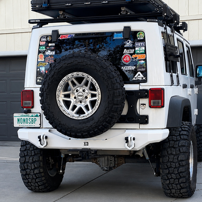 Gauntlet Series Rear Bumper for Jeep JK Wrangler (2007-2018)