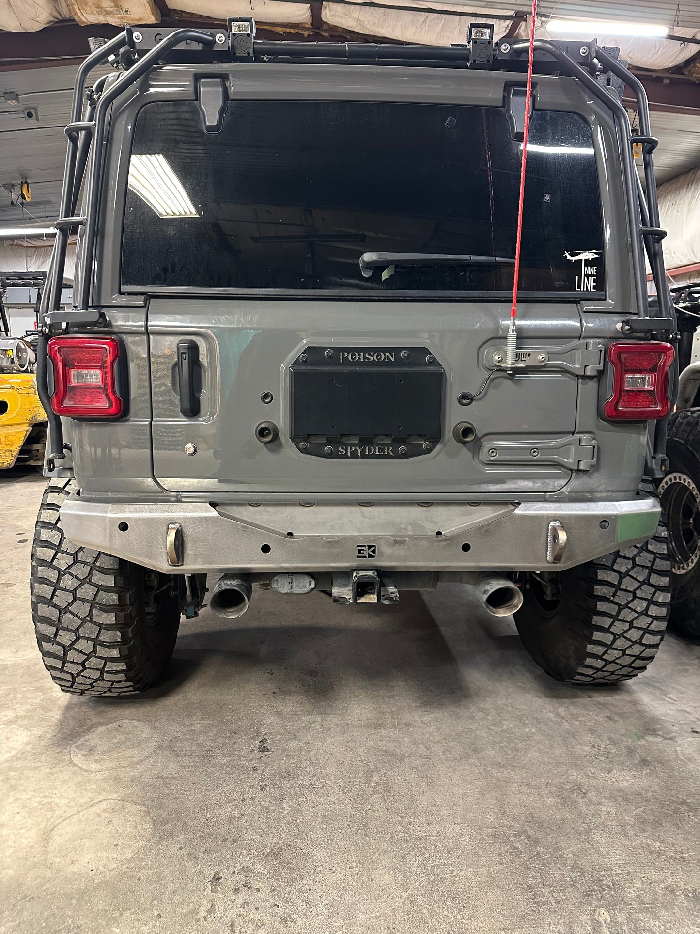 Gauntlet Series Rear Bumper for Jeep JL Wrangler (2018+)