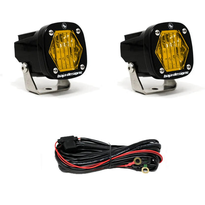 Baja Designs S1 Black LED Auxiliary Light Pod Pair - (Choose Color/Pattern)
