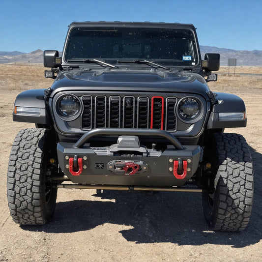 Gauntlet Front Bumper w/Bull Bar Tube for Jeep JL/JT  (2018+)