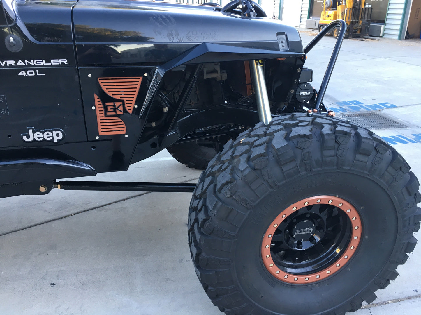 Diamond Series High Clearance Front Fenders w/Comp Inners for Jeep TJ Wrangler