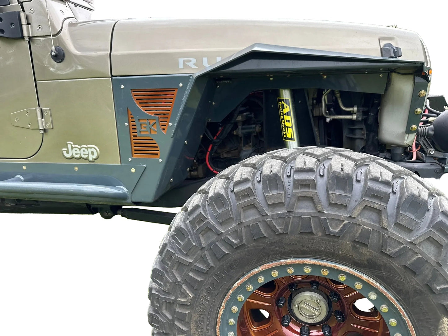 Diamond Series High Clearance Front Fenders w/Comp Inners for Jeep TJ Wrangler