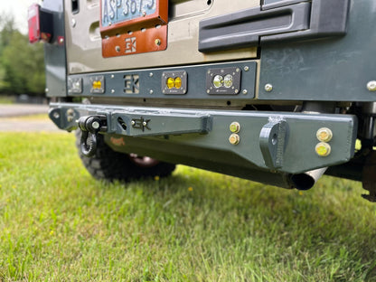 Rear Diamond Series Stubby Bumper for Jeep TJ/YJ Wrangler