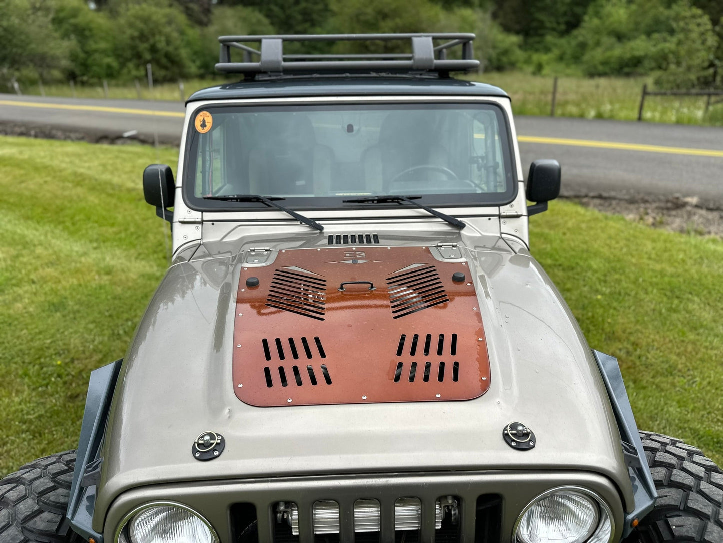Diamond Series Hood Vent for Jeep TJ Wrangler