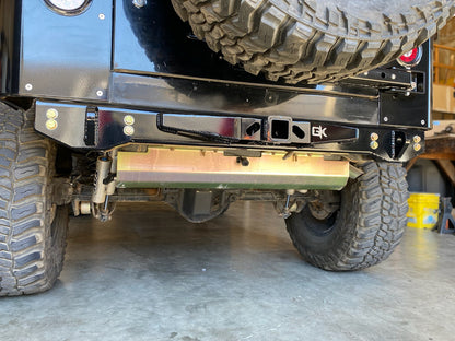 Rear Diamond Series Stubby Bumper for Jeep TJ/YJ Wrangler