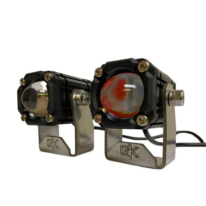 GK "Easy Switch" 3 Function LED Amber/White Pod Lights