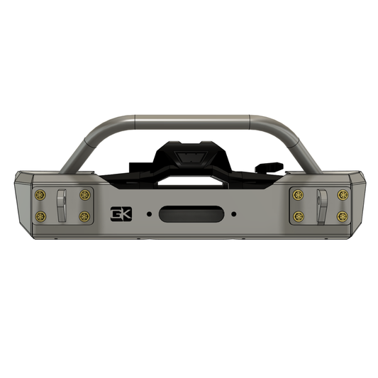 Gauntlet Front Bumper w/Bull Bar Tube for Jeep JK Wrangler (2007-2018)
