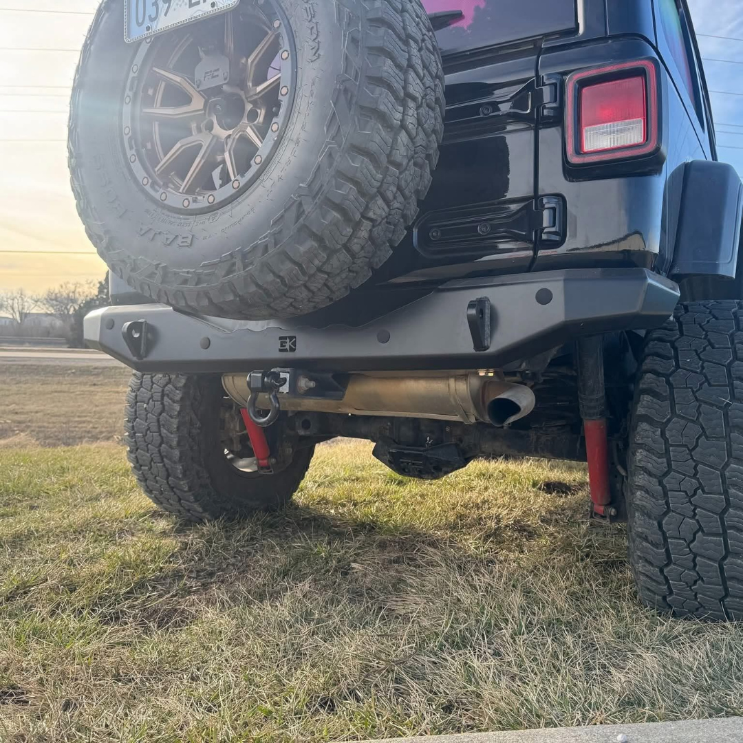 Gauntlet Series Rear Bumper for Jeep JL Wrangler (2018+)