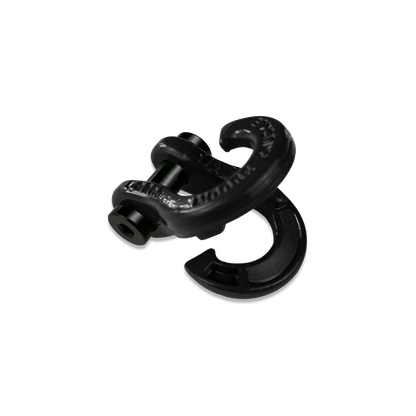 Jowl 1/2 inch SxS Split Shackle open in Black Hole