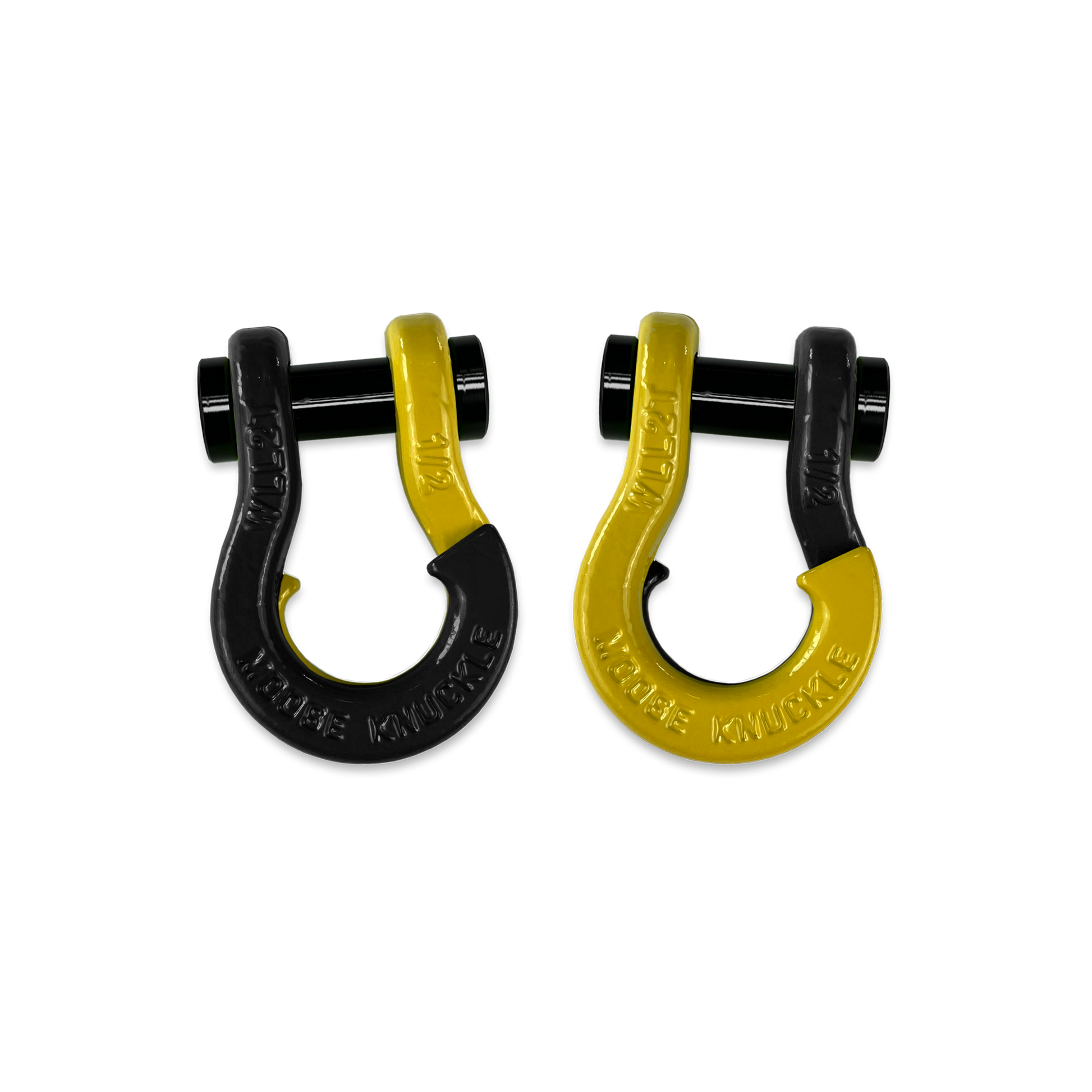 Jowl 1/2 inch SxS Split Shackle in Black Hole and Detonator Yellow Combo