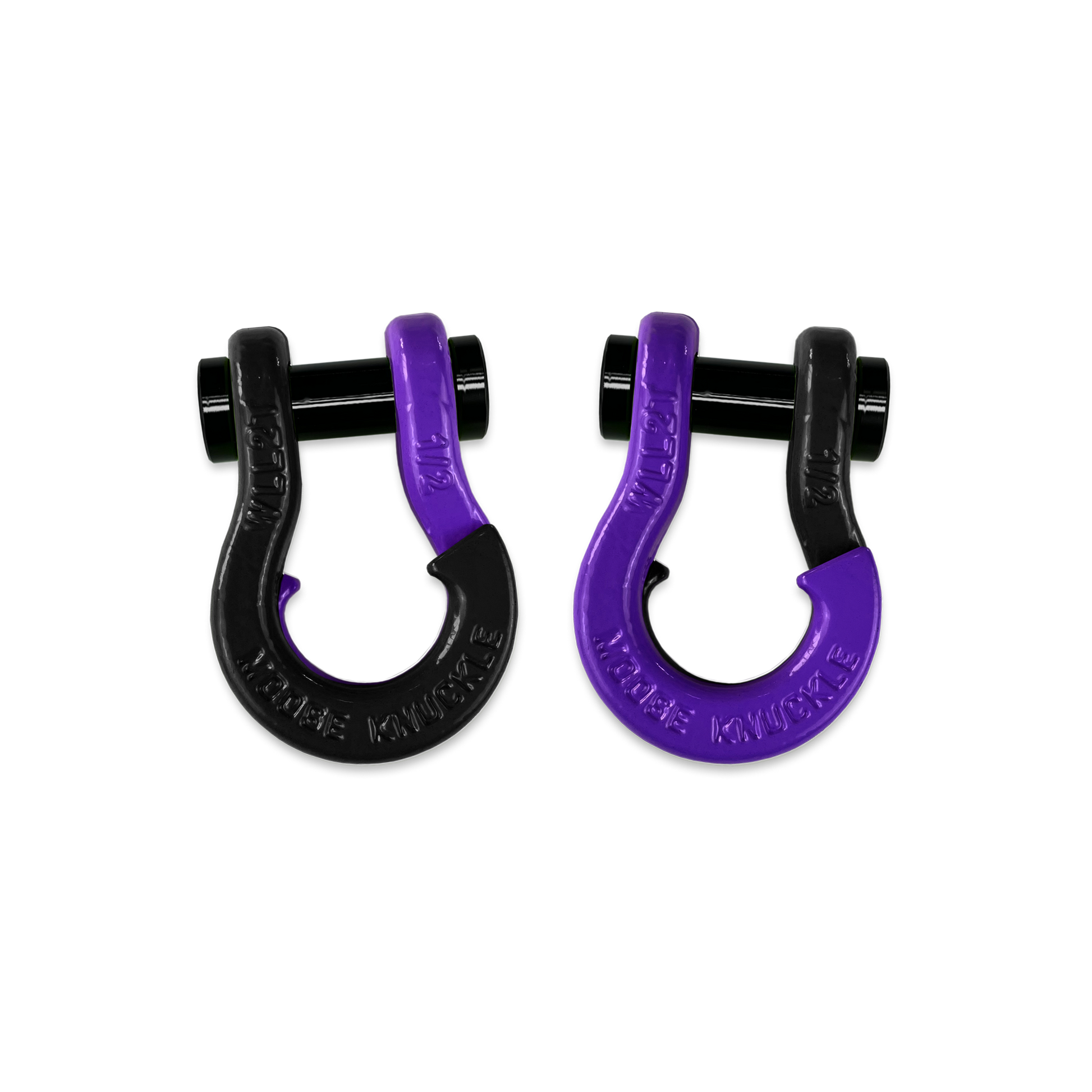 Jowl 1/2 inch SxS Split Shackle in Black Hole and Grape Escape