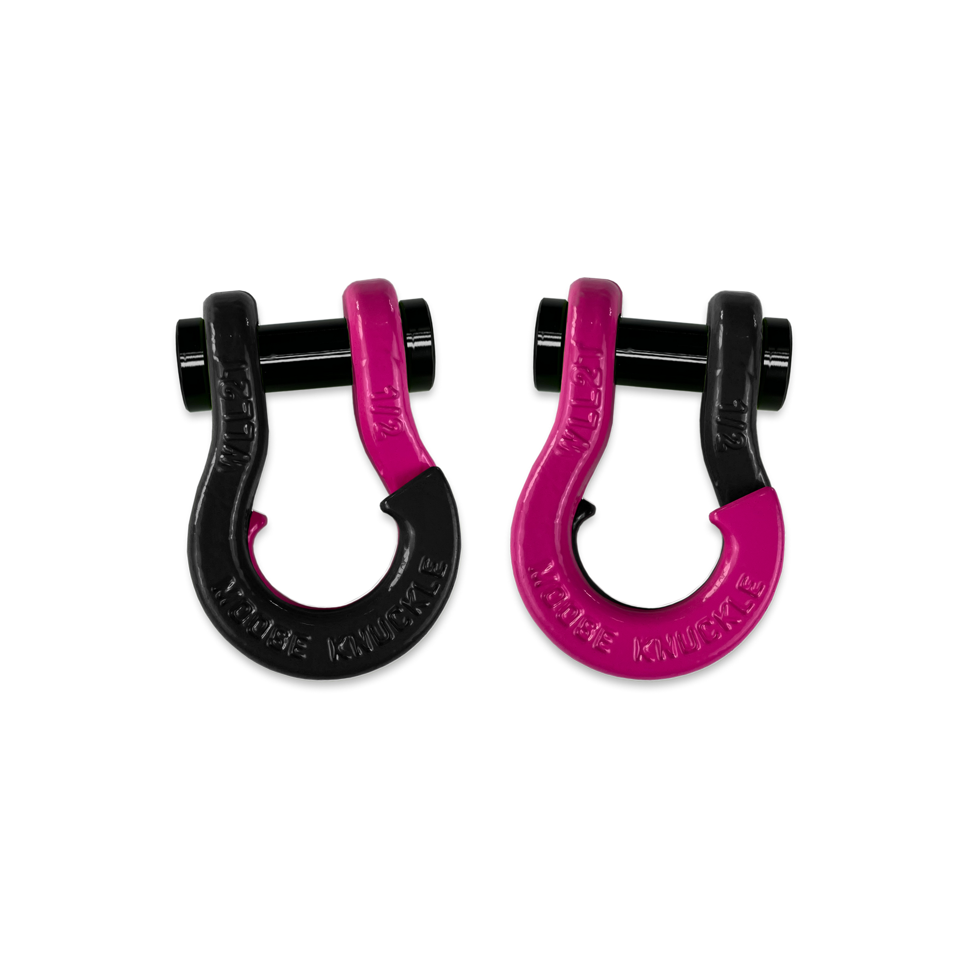 Jowl 1/2 inch SxS Split Shackle in Black Hole and Pogo Pink Combo