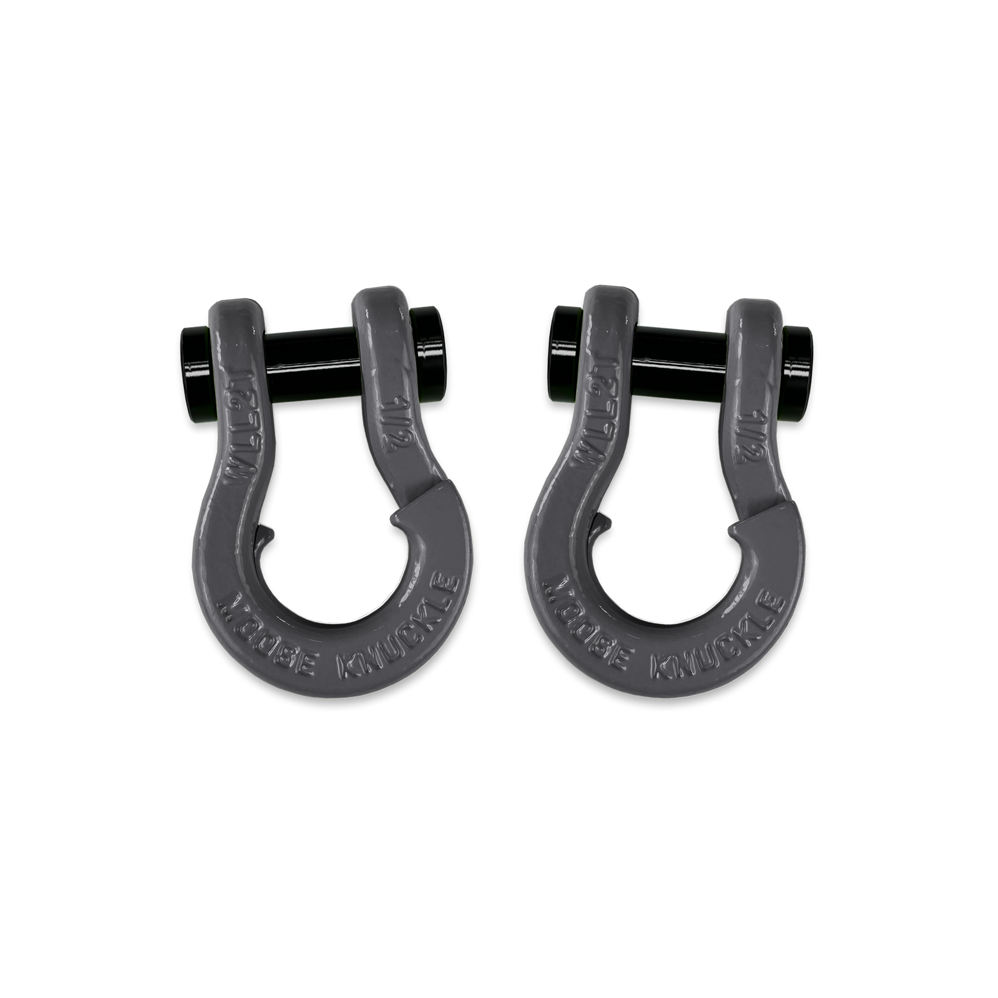 Jowl 1/2 inch SxS Split Shackle in Gun Gray Single Combo