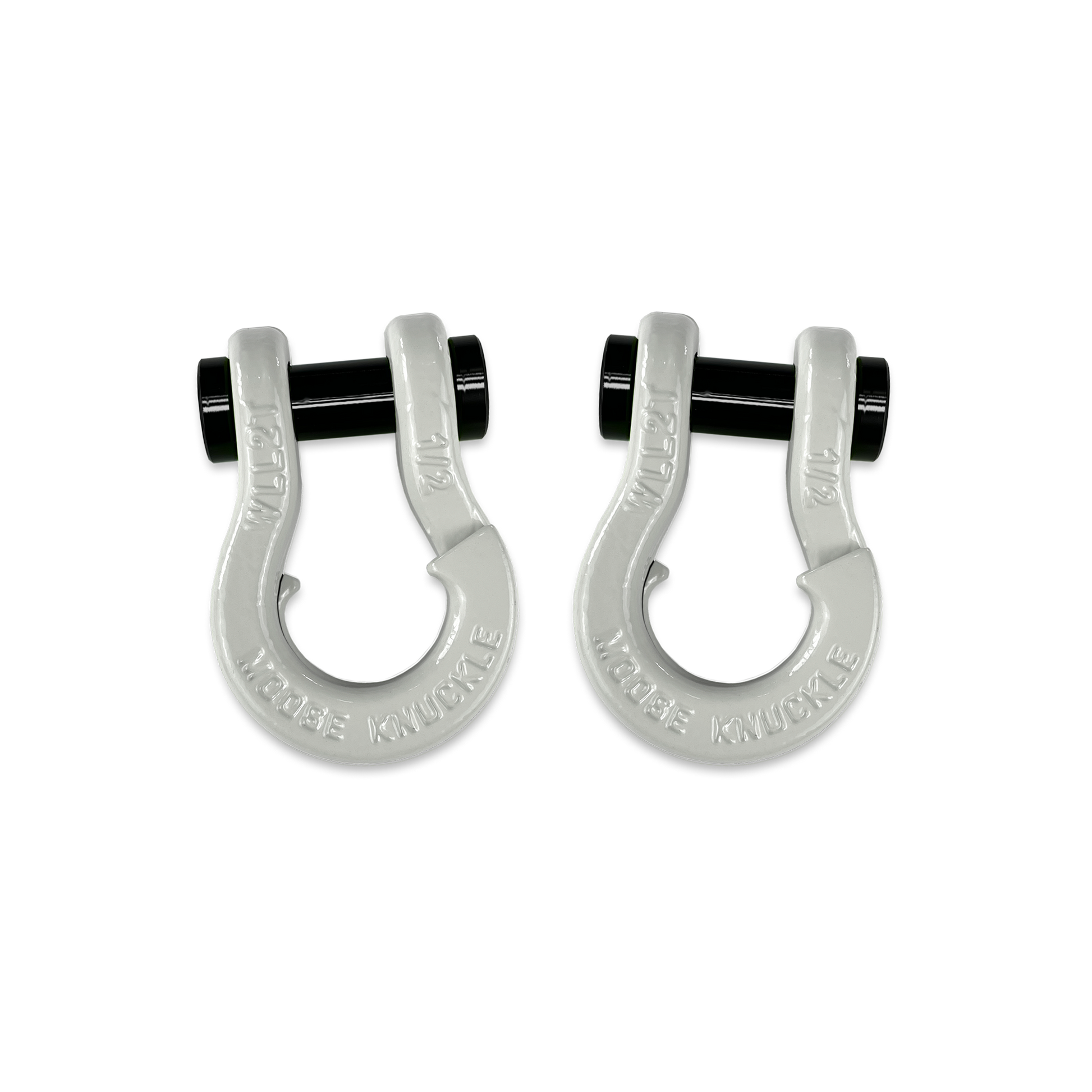 Jowl 1/2 inch SxS Split Shackle in Pure White and Pure White Combo