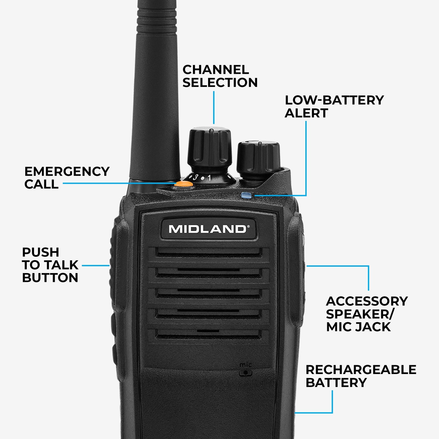 MB400 BizTalk Business Band Two‑Way Radio - MB400