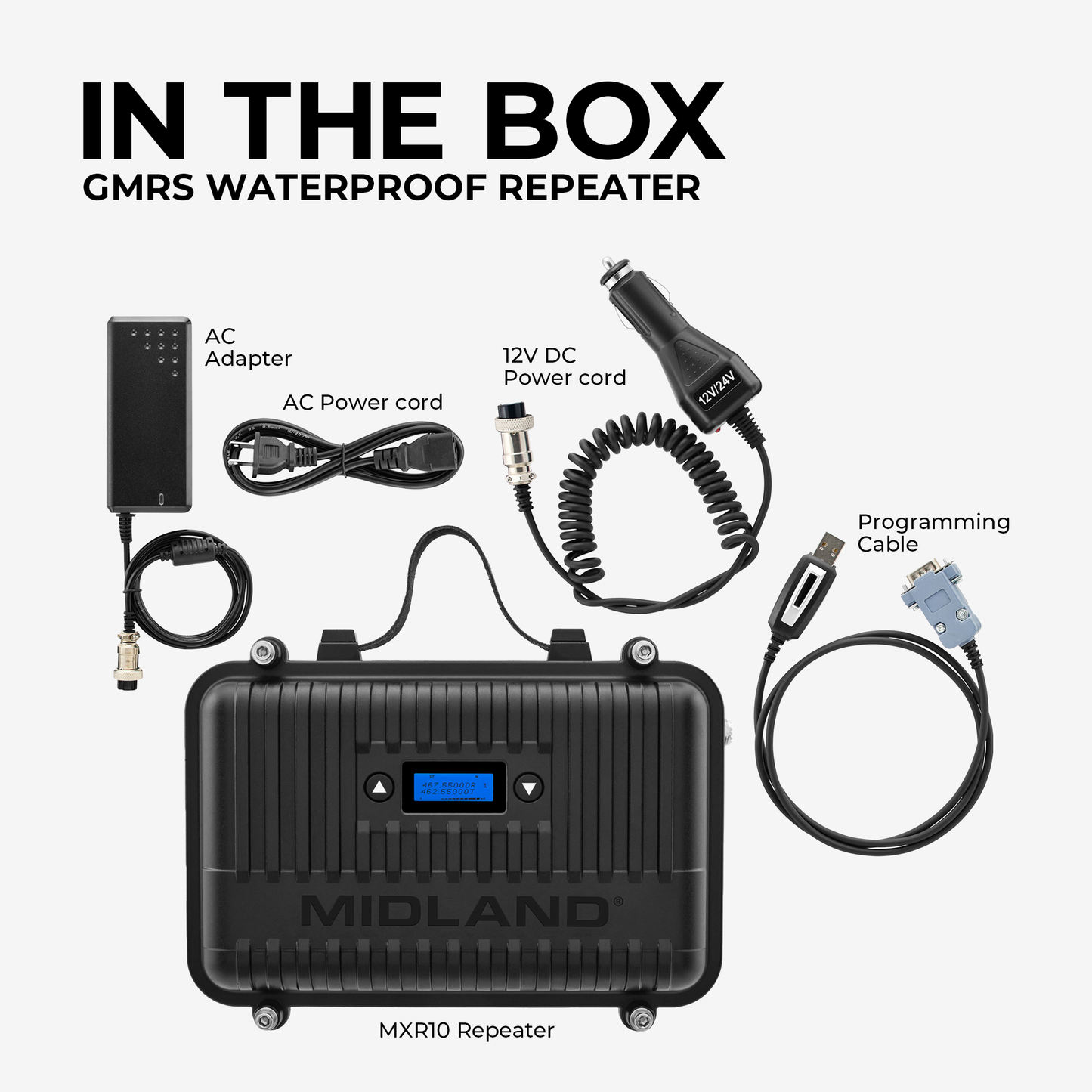GMRS Waterproof Repeater - MXR10