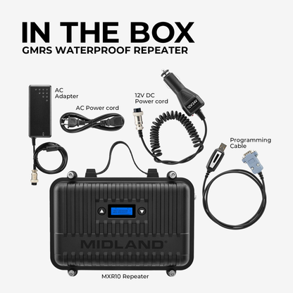 GMRS Waterproof Repeater - MXR10