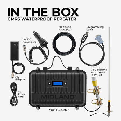 MicroMobile GMRS Waterproof Repeater Bundle -MXR10VP